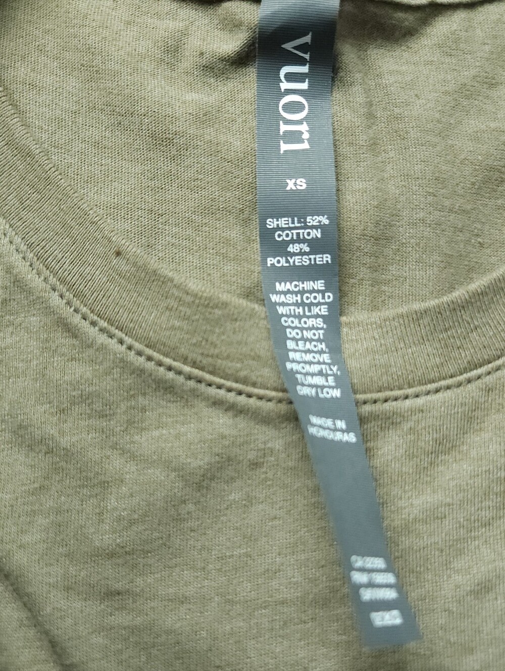 VUORI V1 Mod Tank Quick Dry Heather Olive Sz XS - Picture 5 of 5